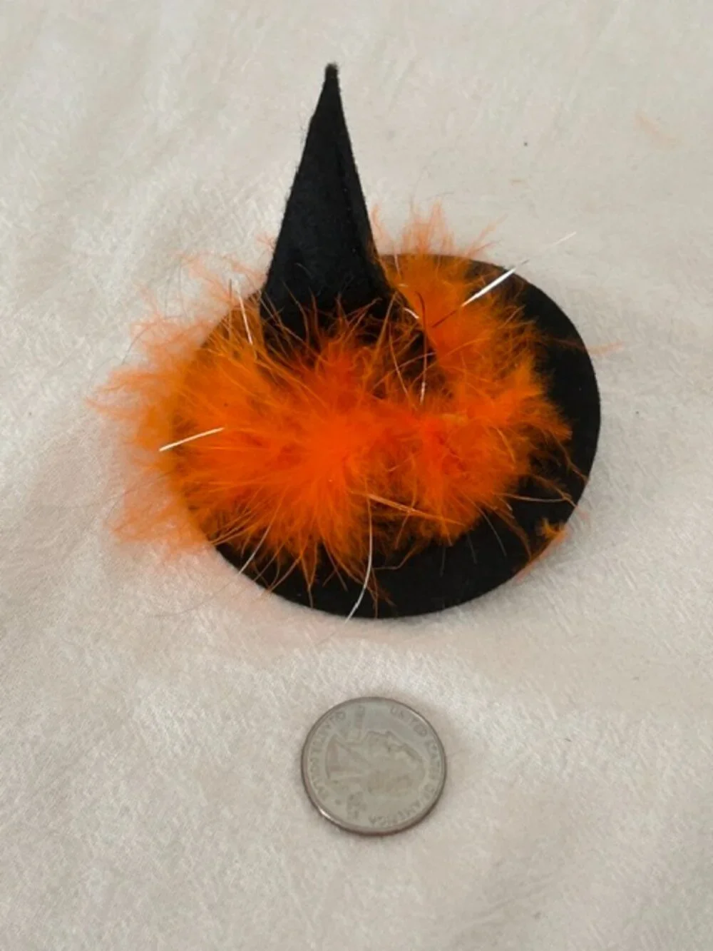3-Pack Mini Witch Hat Hair Clips NEW